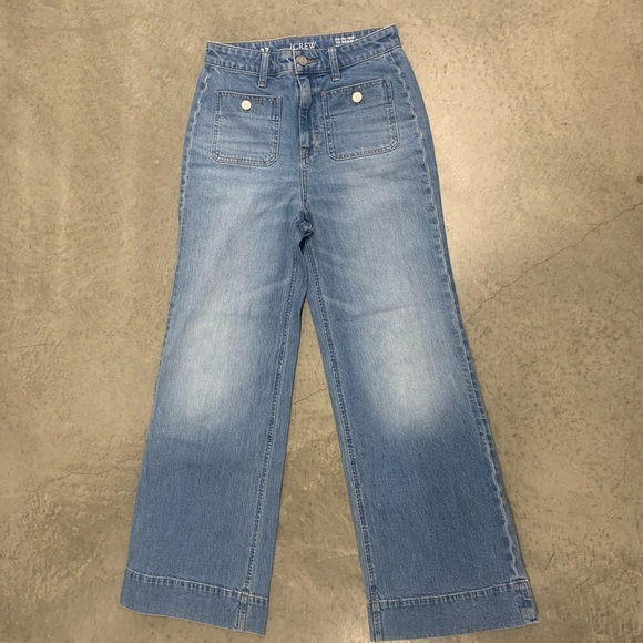 J. Crew Light Blue Flare Jeans - Picture 1 of 4